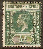 Northern Nigeria 1912 d Deep green. SG40.